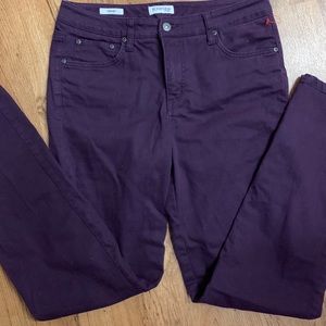 Purple jeans